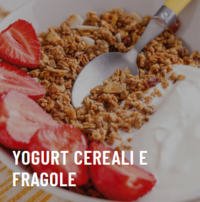 VASCHETTA CUPOLA YOGURT CEREALI E FRAGOLE SAMMONTANA