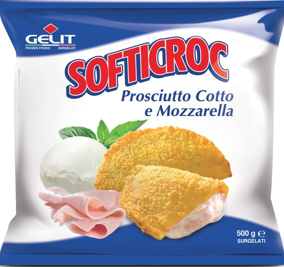 SOFTICROC PROSCIUTTO & MOZZARELLA GR.500