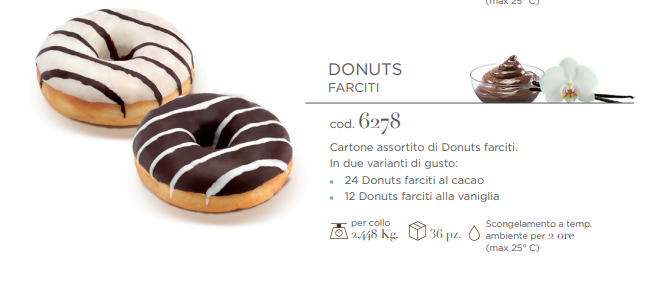 DONUTS MIX FARCITI GR.72 PZ.36