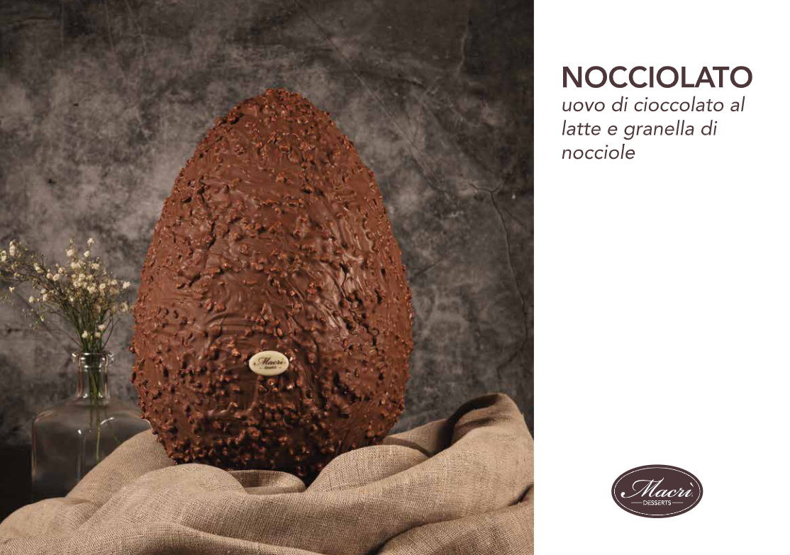 UOVO DI CIOCCOLATO AL LATTE & NOCCIOLE GR.800